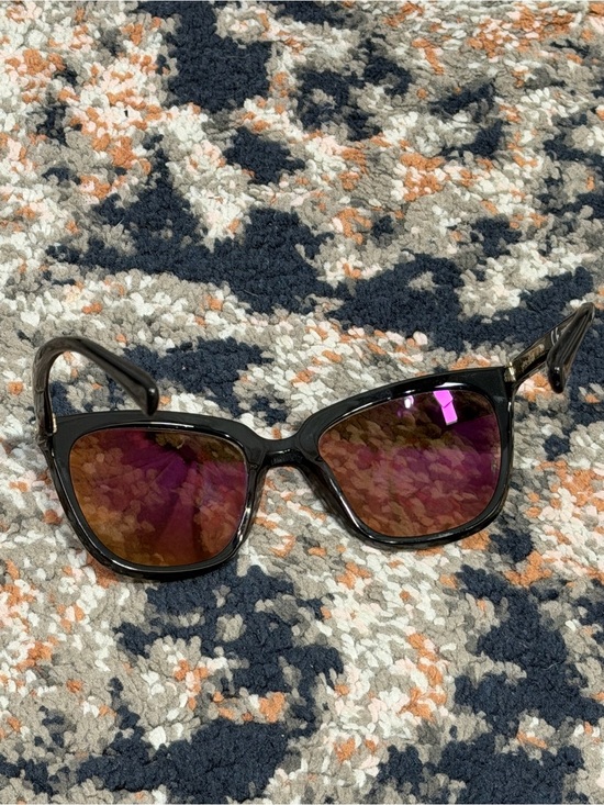 J. Crew ‘Franny’ Retro Black Frame Sunglasses w/ Orange Lenses ASO Duchess Meg main image 11
